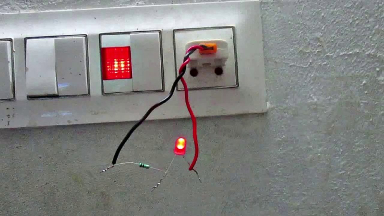 How to connect LED with 220V AC supply (with calculation)