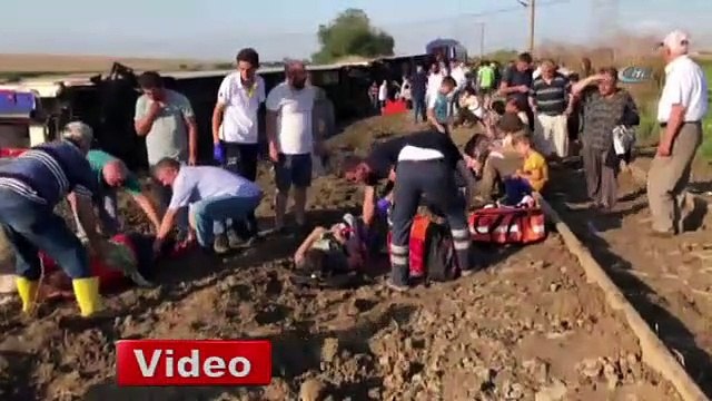 Tren kazasından kurtulanlar yaşadıklarını anlattı