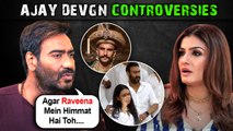 Ajay Devgn's Love Affair With Raveena, Rejected Bajirao Mastani, Nysa Trolled | All Controversies