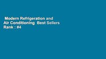 Modern Refrigeration and Air Conditioning  Best Sellers Rank : #4