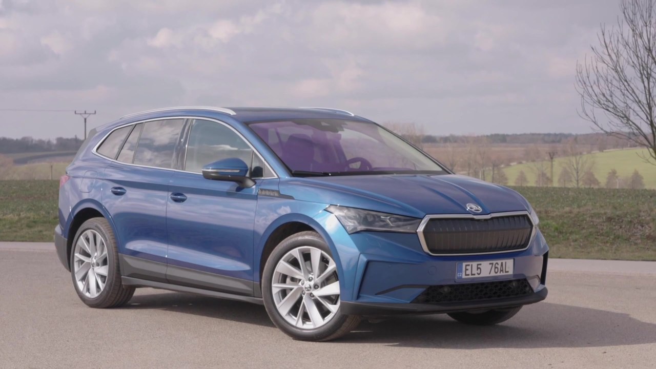 Der neue Skoda ENYAQ iV - Kraftvoller Auftritt, viel Platz und das illuminierte Crystal Face als Highlight