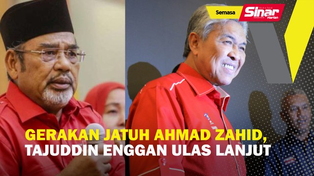 Gerakan jatuh Ahmad Zahid, Tajuddin enggan ulas lanjut