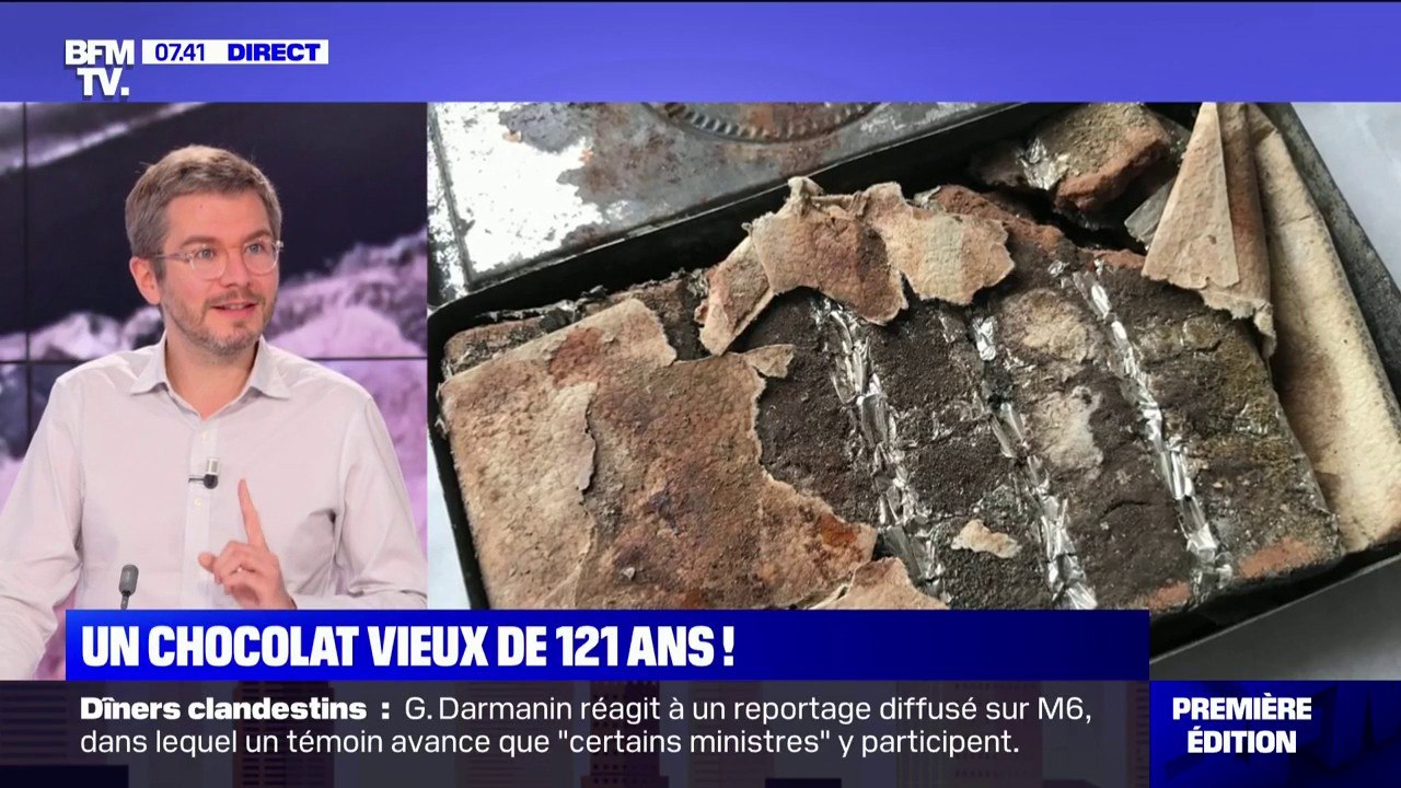 Une tablette de chocolat vieille de 121 ans retrouvée en Angleterre