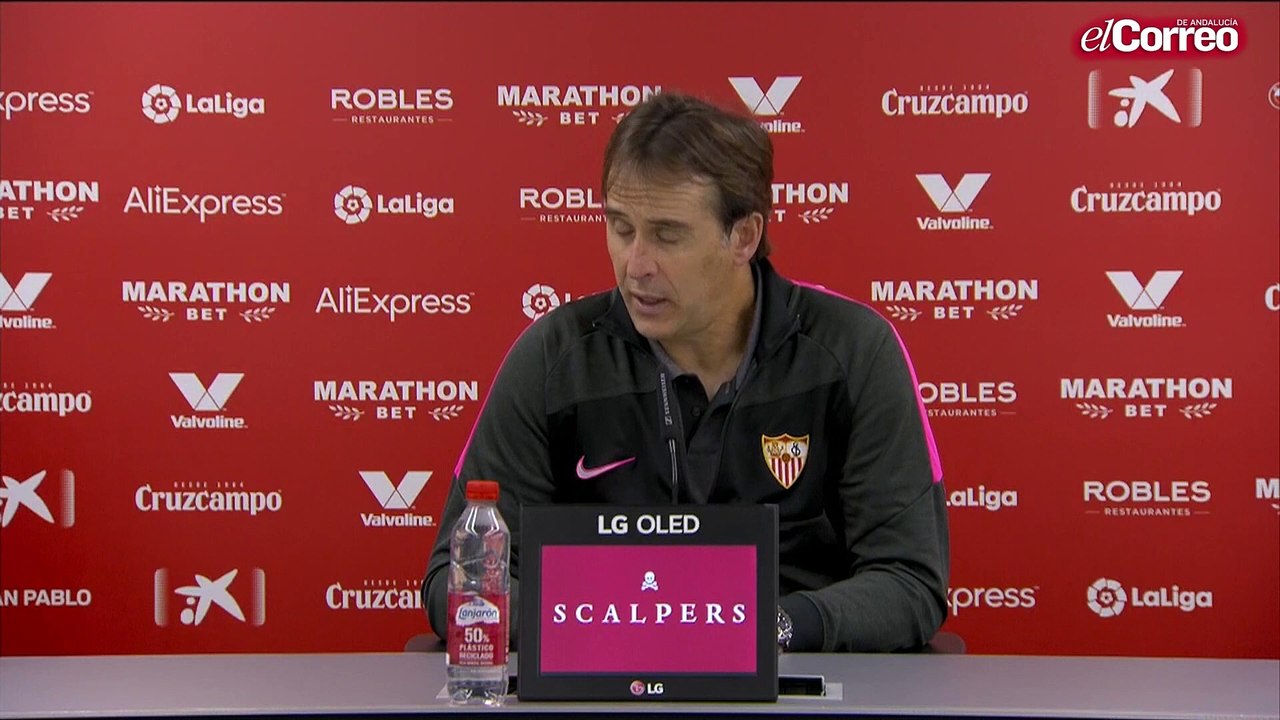 Declaraciones de Julen Lopetegui tras el partido contra el Atlético de Madrid