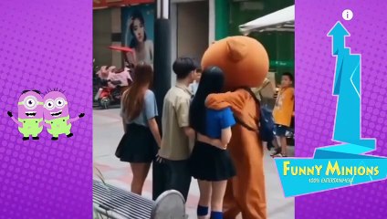Funny Chinese Brown Teddy Bear  Try not to laugh 720 x 1280