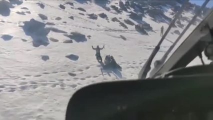 Evacúan en helicóptero a una persona herida en la sierra de Madrid