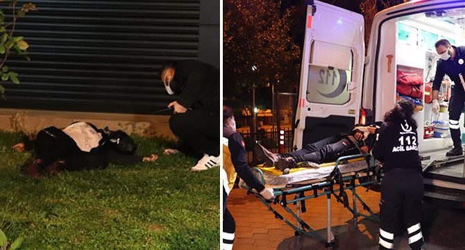 Kumar oynarken basılan kadın 2. kattan atladı