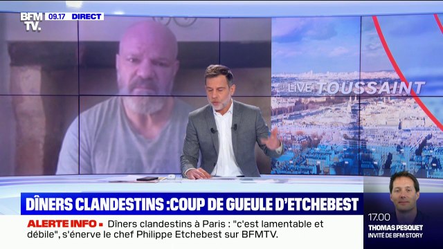 Lamentable et débile : le coup de gueule de Philippe Etchebest contre les diners clandestins