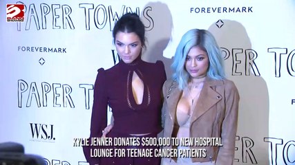 How much Kylie Jenner donated for teenage cancer patients