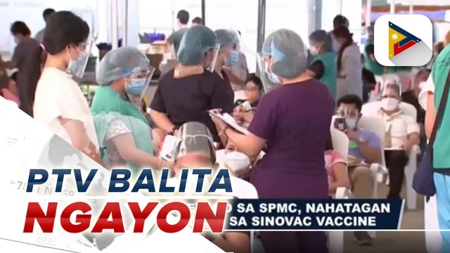 Ubang empleyado sa SPMC, nahatagan na og 2nd dose sa Sinovac vaccine