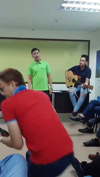 Practice Singing for Christmas party
