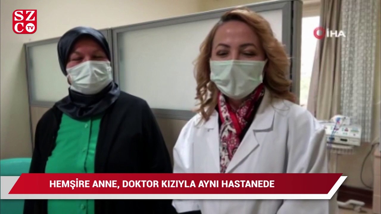 Hemşire anne, doktor kızıyla aynı hastanede