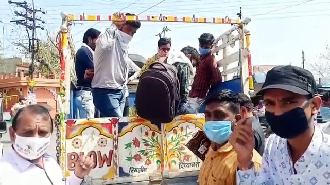 शहर में भी शुरू हुई खुली जेल, मास्क नहीं लगाने वालों पर हो रही कार्यवाही