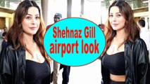 Shehnaaz Gill nails an all black outfit
