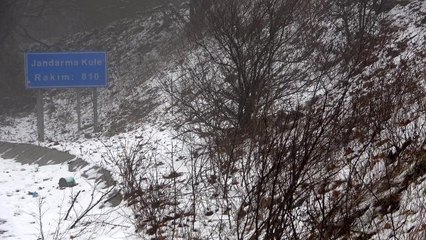 Kırklareli'nde Nisan ayında kar sürprizi