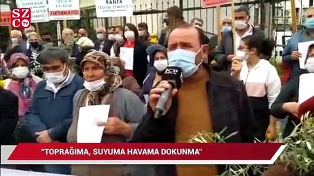 Mersin'de çevre eylemi: Betonlaşmak istemiyoruz