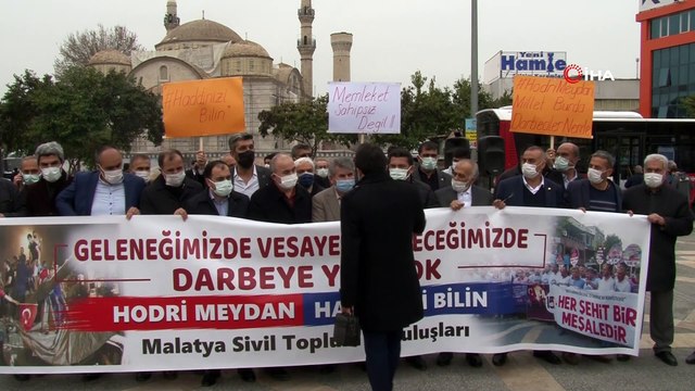 Malatya’da STK’lardan amirallerin bildirisine ortak tepki