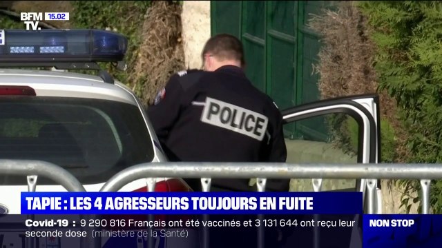 Cambriolage de Bernard et Dominique Tapie: les 4 agresseurs toujours en fuite
