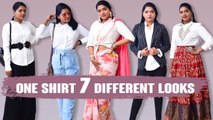 How to Style a White Shirt in 7 Different Looks | Fashion Tips | Clothing Hacks |  Sayswag