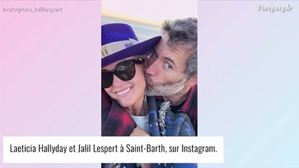 Download Video: Laeticia Hallyday et Jalil Lespert : tendres déclarations et sortie à la messe, ils fêtent Pâques en famille !