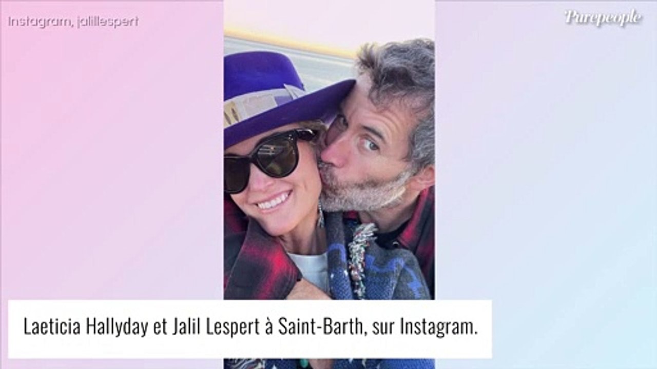 Laeticia Hallyday et Jalil Lespert : tendres déclarations et sortie à la messe, ils fêtent Pâques en famille !