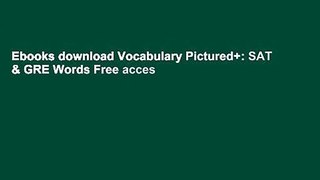 Ebooks download Vocabulary Pictured+: SAT & GRE Words Free acces