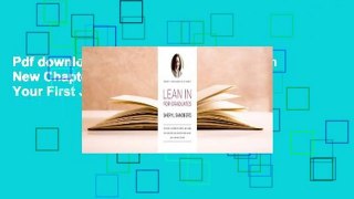 Pdf download Lean in for Graduates: With New Chapters by Experts, Including Find Your First Job,