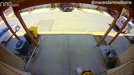 Mail Truck Rolls on Without Driver