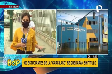 Más de 14 mil alumnos exigen a la Universidad Inca Garcilaso inscribir sus títulos