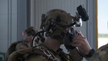US Army & Latvian Special Forces Conduct HALO Jump