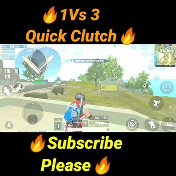 Pubg Mobile/Lite Quick 1vs 4 Clutch whatsapp status video #Shorts #short #dailymotiontrending
