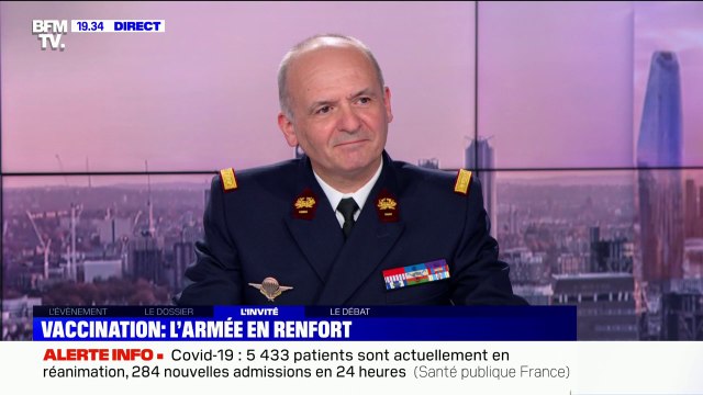 Comment va s'organiser la vaccination dans les hôpitaux militaires? Les explications du général Rigal-Sastourné
