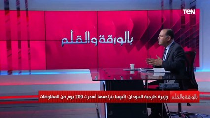 الديهي: تصريحات وزير الخارجية والري تعكس نوايا إثيوبية إنهم ماضون في الملء الثاني حتى دون اتفاق