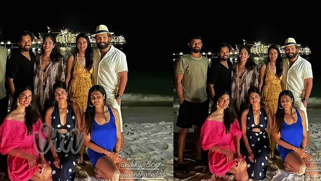 Allu Arjun Wife Sneha Reddy Flaunts Bold Look in Maldives