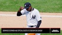 Domingo Germán Had a Special Guest in the Stands on Sunday