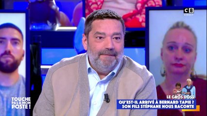 Agression de Bernard Tapie : Stéphane Tapie répond à Jean Messiha : "Ferme ta gu**** !"