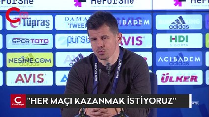 Emre Belözoğlu: "Yolumuz kolay değil, her maçı kazanmak istiyoruz"