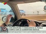 Gob. Edwin Rojas supervisa cumplimiento de cuarentena radical en principales avenidas de Cumaná