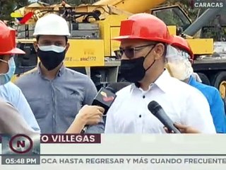Inspeccionan trabajos de desmontaje controlado de la estructura colapsada en la UCV