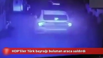 HDP'lilerden Türk bayrağını hazımsızlığı!