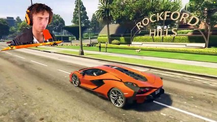 Stealing A NEW INVISIBLE CAR in GTA 5 RP!