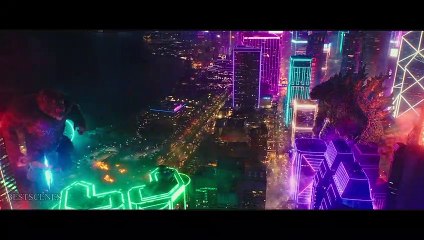 Godzilla Vs Kong Battle Scene Hong Kong Fight HD