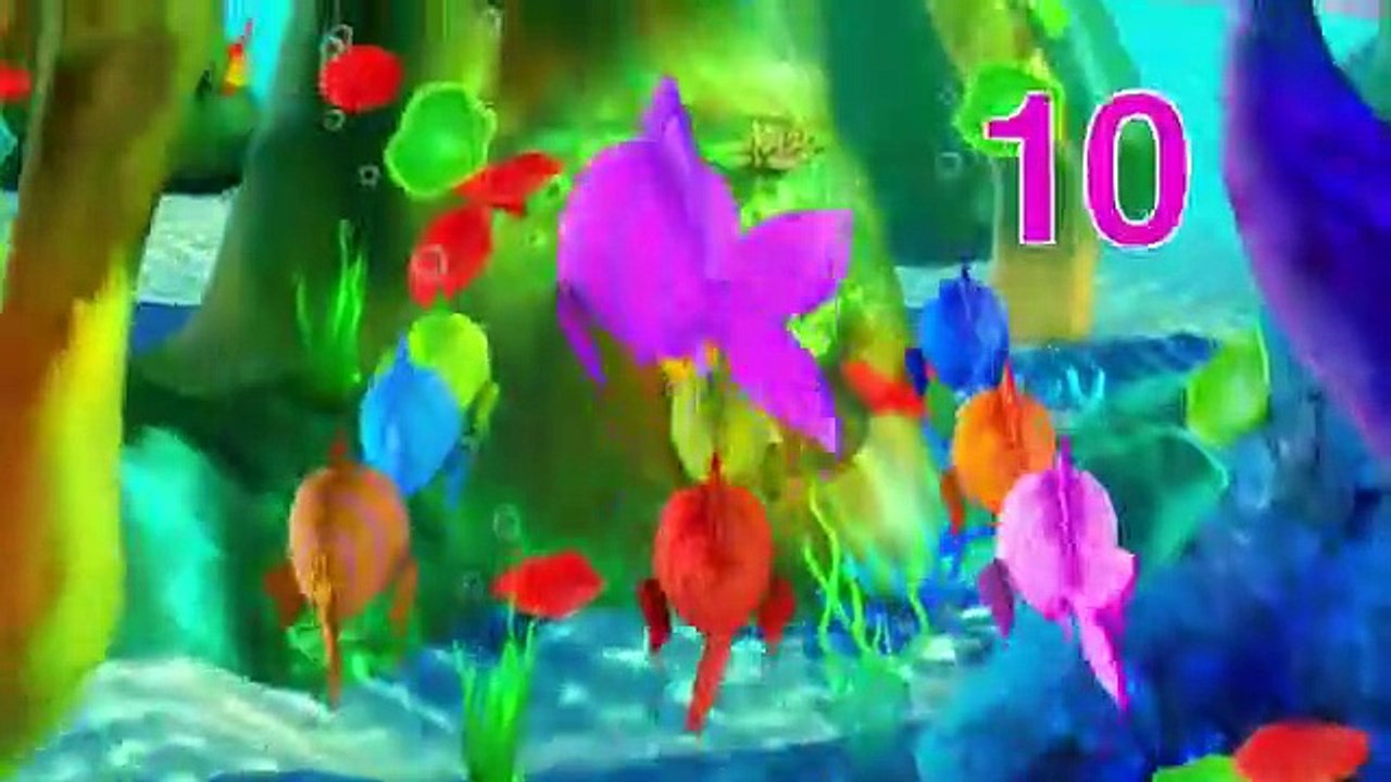 Numbers Song | Counting Fish | Nursery Rhymes | Original Song By LittleBabyBum!