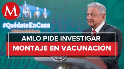 Hay que revisar si caso de adulto mayor al que simularon vacunar no fue montado_ AMLO