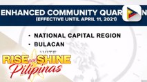 Pamahalaan, umaasang hanggang linggo na lamang ang ECQ sa NCR, Bulacan, Cavite, Laguna, at Rizal