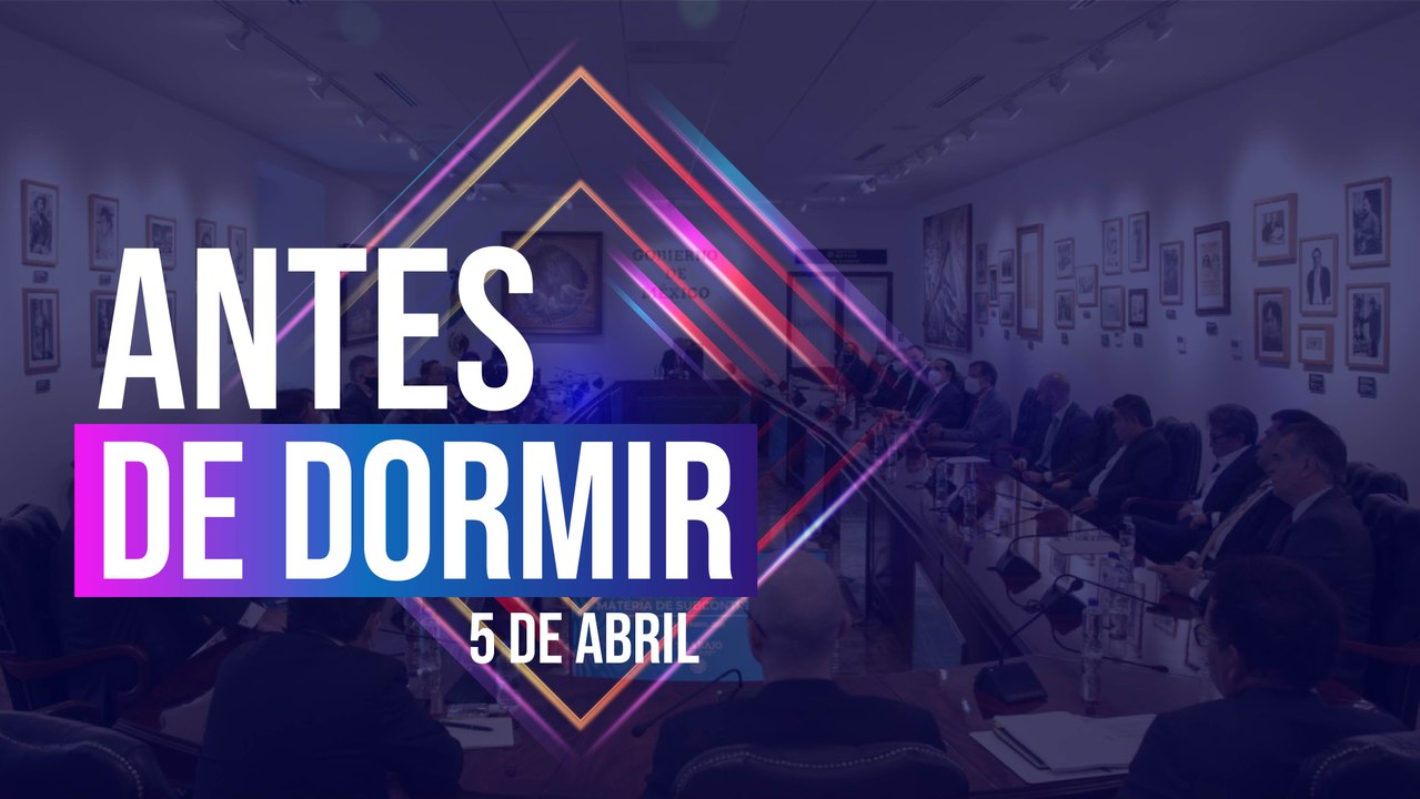 Antes de dormir |  El resumen informativo con lo más relevante del día.
