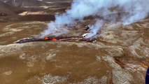 La erupción volcánica en Islandia se amplía con nueva expulsión de lava