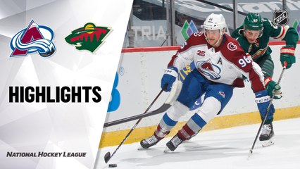 Avalanche @ Wild 4/5/21 | NHL Highlights
