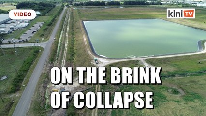 Crews race to drain Florida wastewater reservoir on brink of collapse
