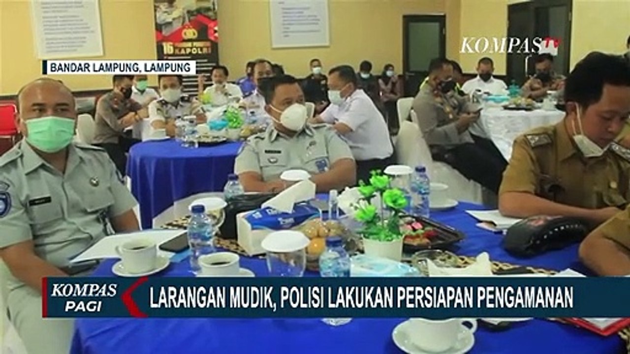 Larang Mudik, 260 Polisi Disiapkan Jaga Sejumlah Pintu Masuk di Bandar Lampung